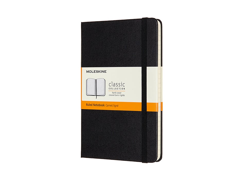 Notatbok Moleskine Linjert Sort
