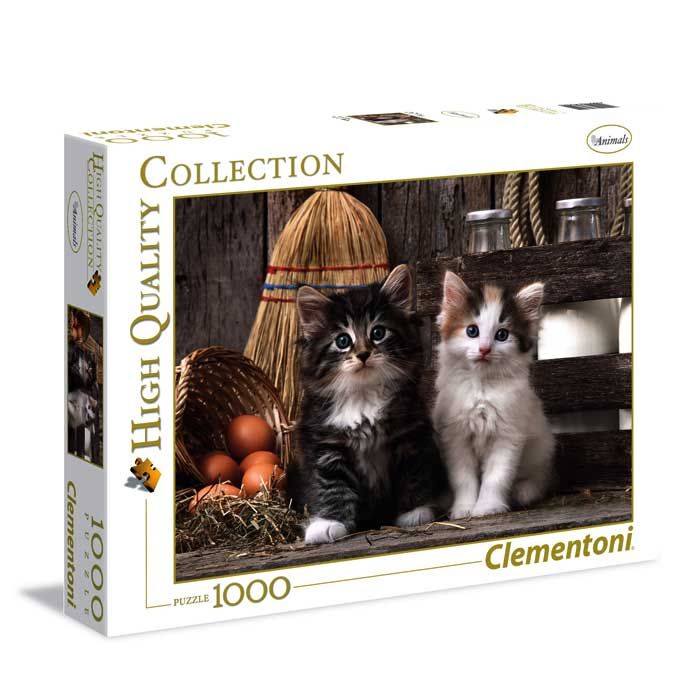 Bilde av Puslespill 1000 Lovely Kittens Clementoni