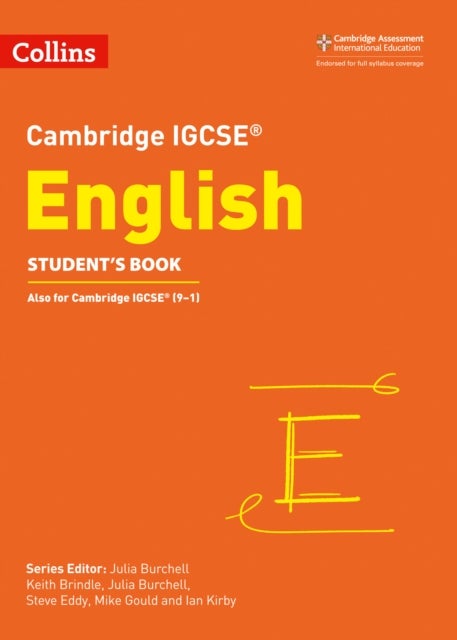 Bilde av Cambridge Igcse (tm) English Student&#039;s Book Av Keith Brindle, Julia Burchell, Steve Eddy, Mike Gould, Ian Kirby