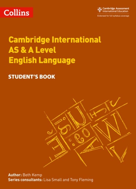 Bilde av Cambridge International As &amp; A Level English Language Student&#039;s Book Av Beth Kemp