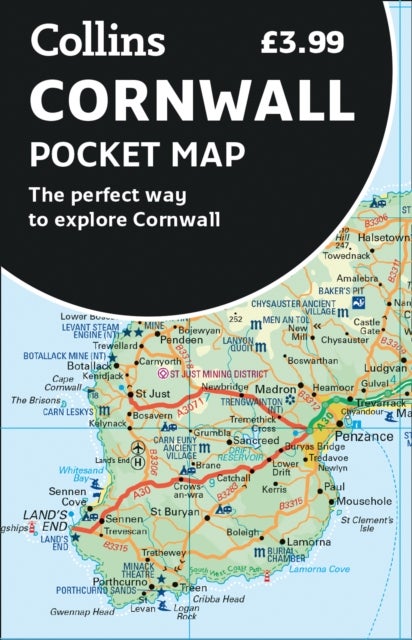 Cornwall Pocket Map - The Perfect Way to Explore Cornwall