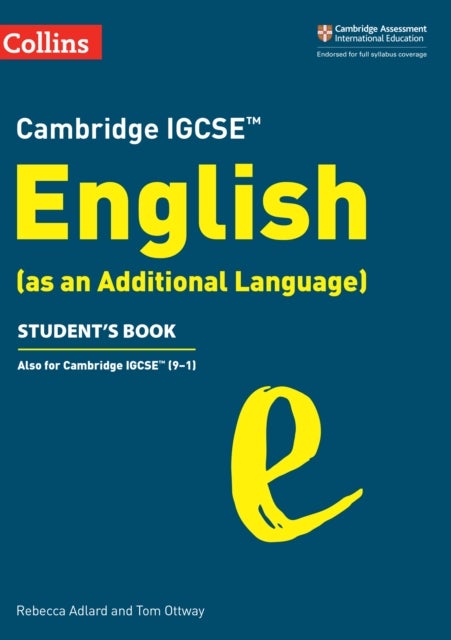 Bilde av Cambridge Igcse English (as An Additional Language) Student&#039;s Book