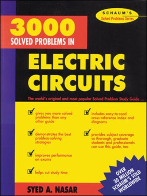Bilde av 3,000 Solved Problems In Electrical Circuits Av Syed Nasar