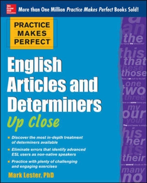 Bilde av Practice Makes Perfect English Articles And Determiners Up Close Av Mark Lester
