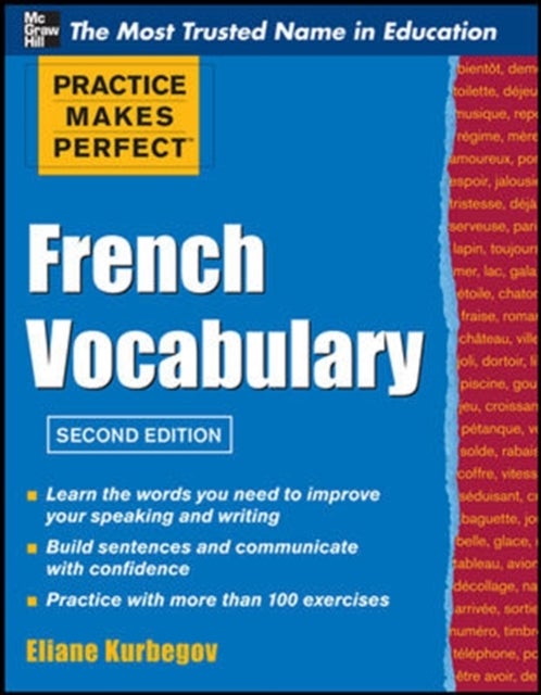 Bilde av Practice Make Perfect French Vocabulary Av Eliane Kurbegov