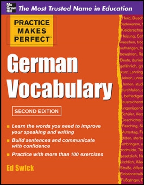 Bilde av Practice Makes Perfect German Vocabulary Av Ed Swick