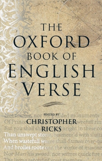 Bilde av The Oxford Book Of English Verse