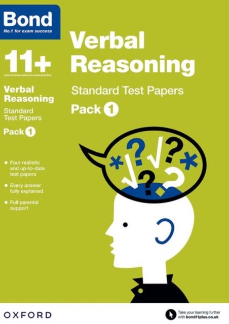 Bilde av Bond 11+: Verbal Reasoning: Standard Test Papers: For 11+ Gl Assessment And Entrance Exams Av Frances Down, Bond 11+
