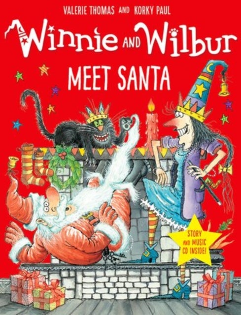 Bilde av Winnie And Wilbur Meet Santa With Audio Cd Av Valerie Thomas