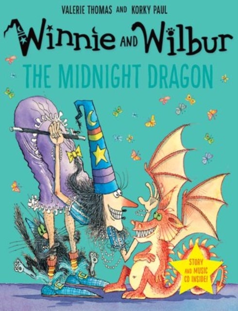 Bilde av Winnie And Wilbur: The Midnight Dragon With Audio Cd Av Valerie Thomas