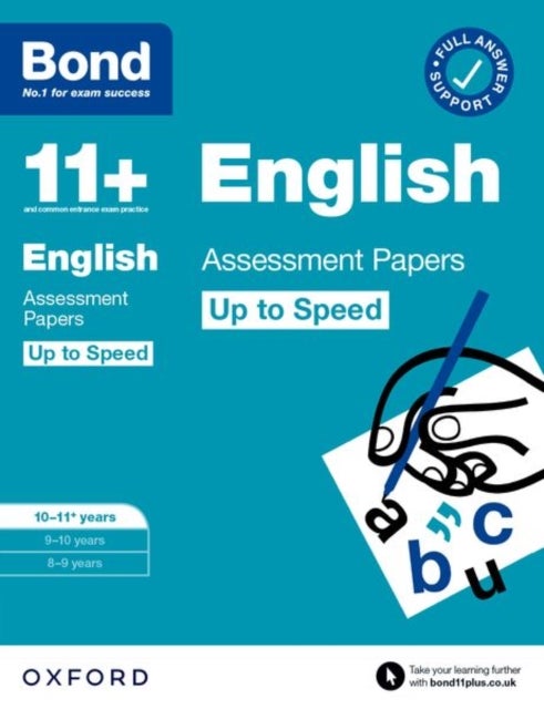 Bilde av Bond 11+: Bond 11+ English Up To Speed Assessment Papers With Answer Support 10-11 Years: Ready For Av Sarah Lindsay