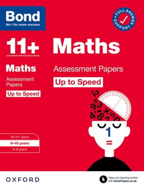 Bilde av Bond 11+: Bond 11+ Maths Up To Speed Assessment Papers With Answer Support 9-10 Years Av Paul Broadbent