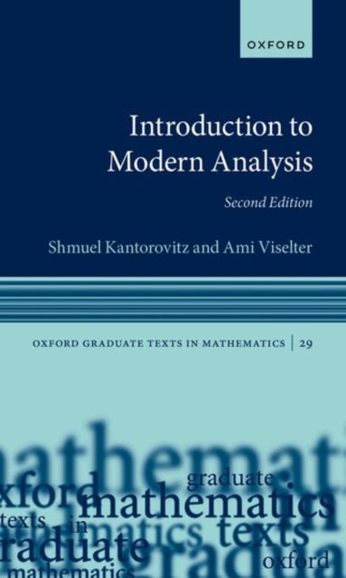 Bilde av Introduction To Modern Analysis Av Shmuel (professor Emeritus Of Mathematics Professor Emeritus Of Mathematics Bar-ilan University) Kantorovitz, Ami (