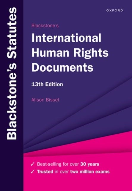 Bilde av Blackstone&#039;s International Human Rights Documents Av Alison (university Of Reading University Of Reading Associate Professor In International Hum