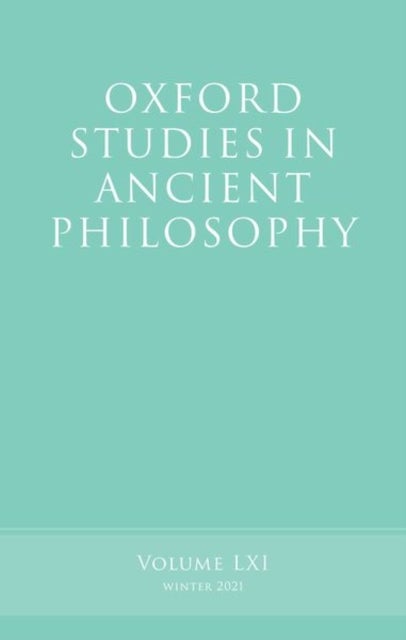 Bilde av Oxford Studies In Ancient Philosophy, Volume 61