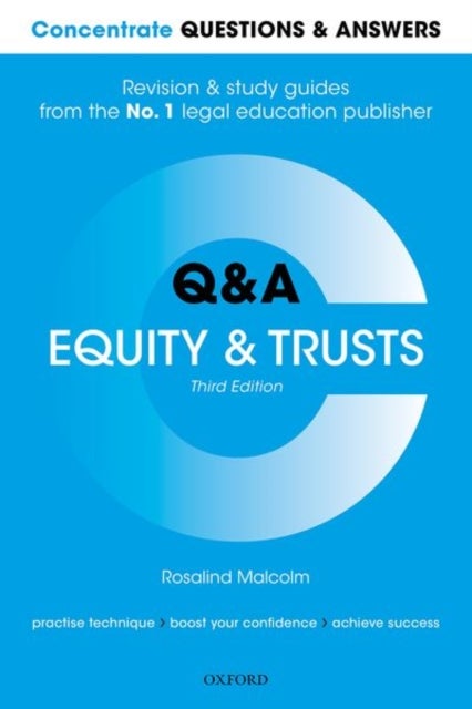Bilde av Concentrate Questions And Answers Equity And Trusts Av Rosalind (professor Of Law University Of Surrey) Malcolm