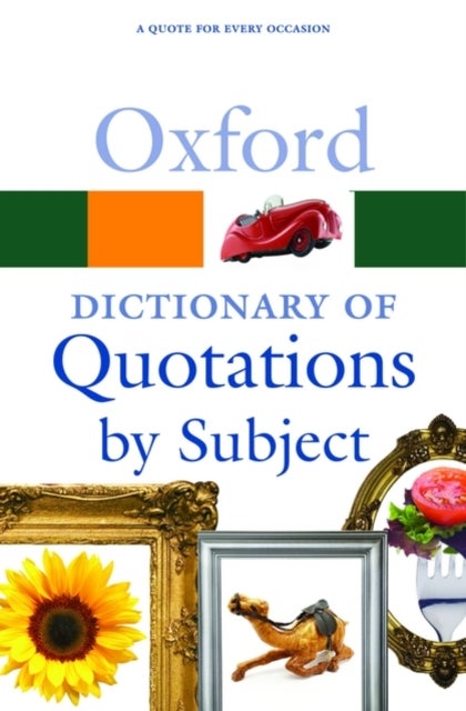 Bilde av Oxford Dictionary Of Quotations By Subject
