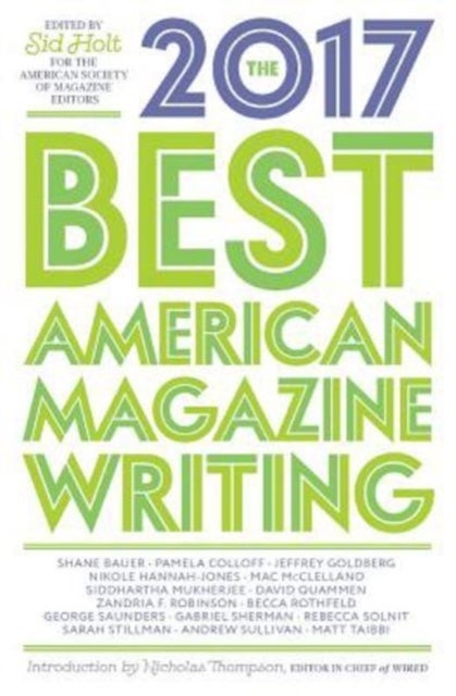 Bilde av The Best American Magazine Writing 2017