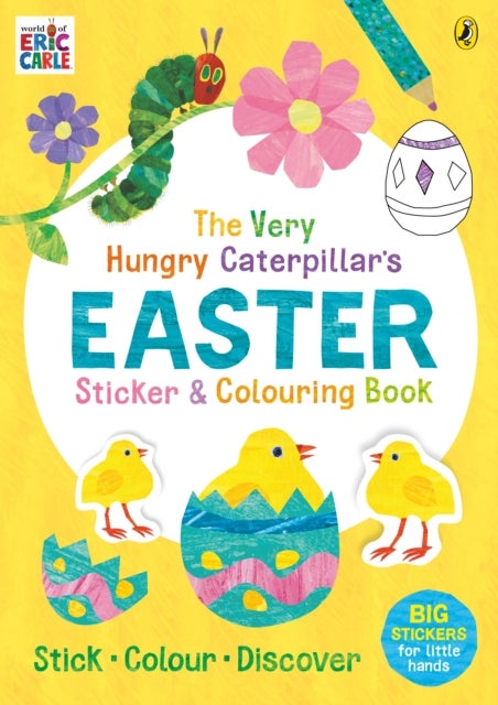 Bilde av The Very Hungry Caterpillar&#039;s Easter Sticker And Colouring Book Av Eric Carle