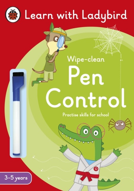 Bilde av Pen Control: A Learn With Ladybird Wipe-clean Activity Book 3-5 Years Av Ladybird