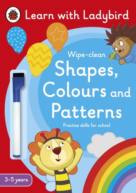 Bilde av Shapes, Colours And Patterns: A Learn With Ladybird Wipe-clean Activity Book (3-5 Years) Av Ladybird