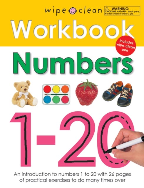 Bilde av Wipe Clean Workbook Numbers 1-20 Av Roger Priddy