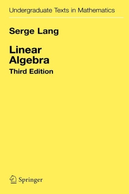 Bilde av Linear Algebra Av Serge Lang