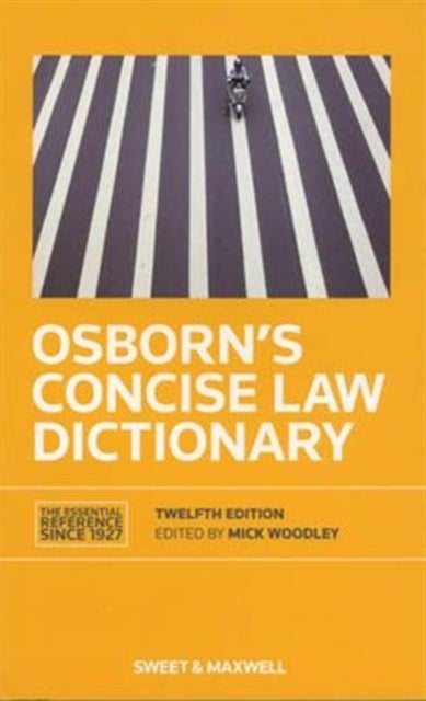 Bilde av Osborn&#039;s Concise Law Dictionary
