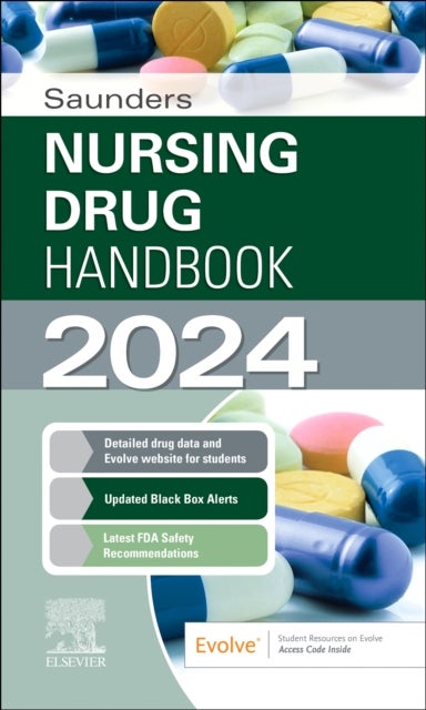 Bilde av Saunders Nursing Drug Handbook 2024 Av Robert Bs Rph (education Coordinator Department Of Pharmacy Alexian Brothers Medical Center Elk Grove Village I