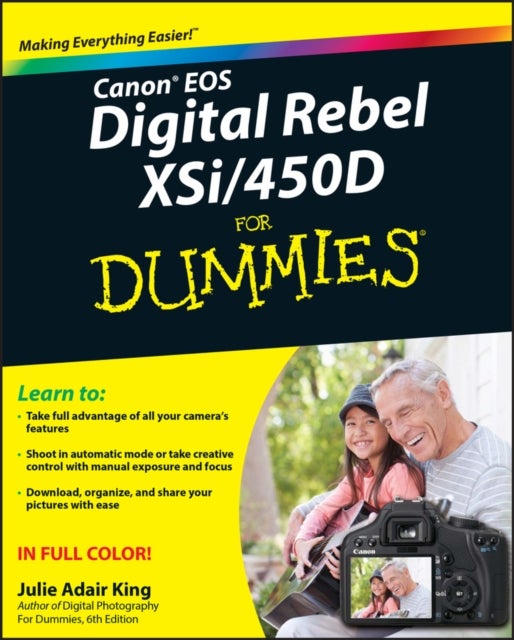 Bilde av Canon Eos Digital Rebel Xsi/450d For Dummies Av Julie Adair (indianapolis Indiana) King