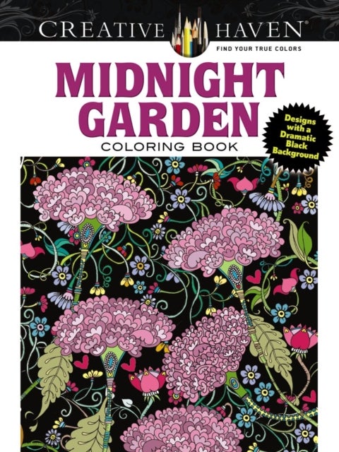 Bilde av Creative Haven Midnight Garden Coloring Book Av Lindsey Boylan