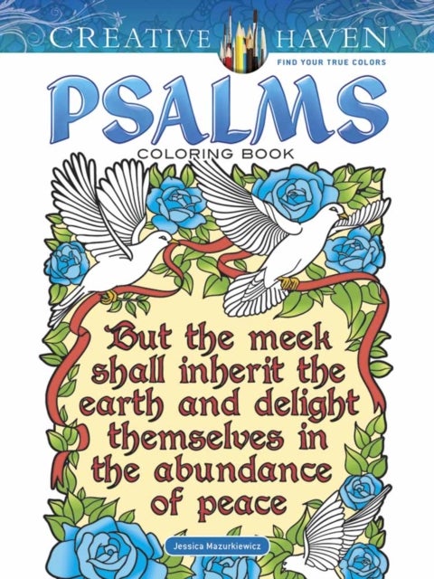 Bilde av Creative Haven Psalms Coloring Book Av Jessica Mazurkiewicz