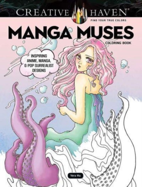 Bilde av Creative Haven Manga Muses Coloring Book Av Vera Ma