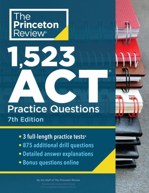 Bilde av 1,523 Act Practice Questions Av Princeton Review
