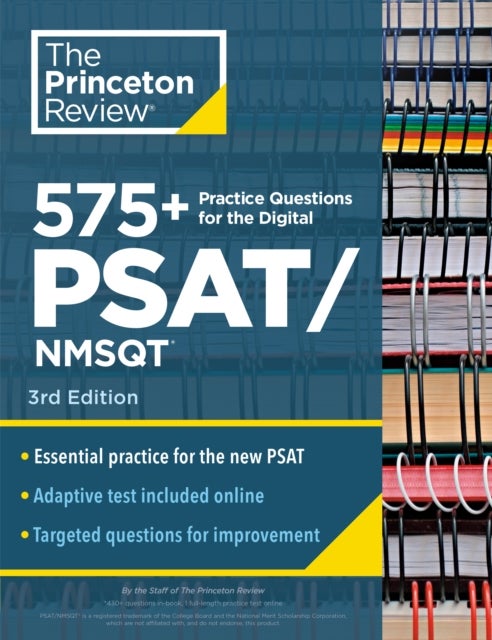 Bilde av 575+ Practice Questions For The Digital Psat/nmsqt, 3rd Edition Av Princeton Review