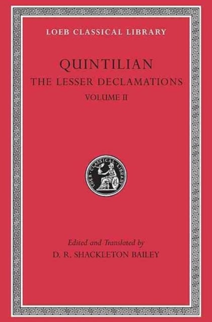 Bilde av The Lesser Declamations, Volume Ii Av Quintilian