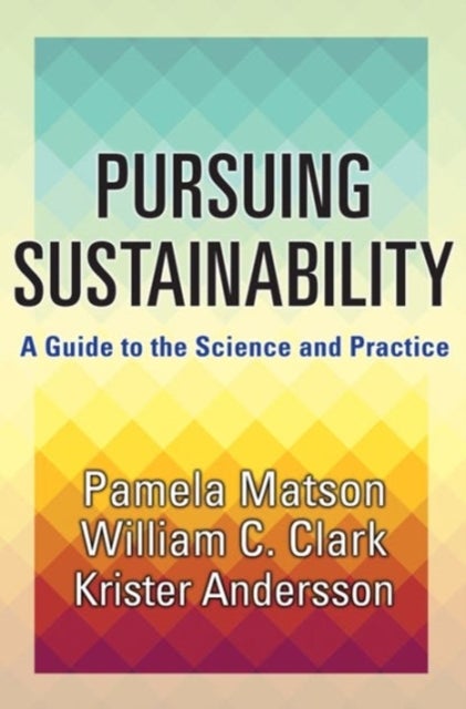 Bilde av Pursuing Sustainability Av Pamela Matson, William C. Clark, Krister Andersson