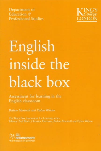 Bilde av English Inside The Black Box Av Bethan Marshall, Dylan Wiliam