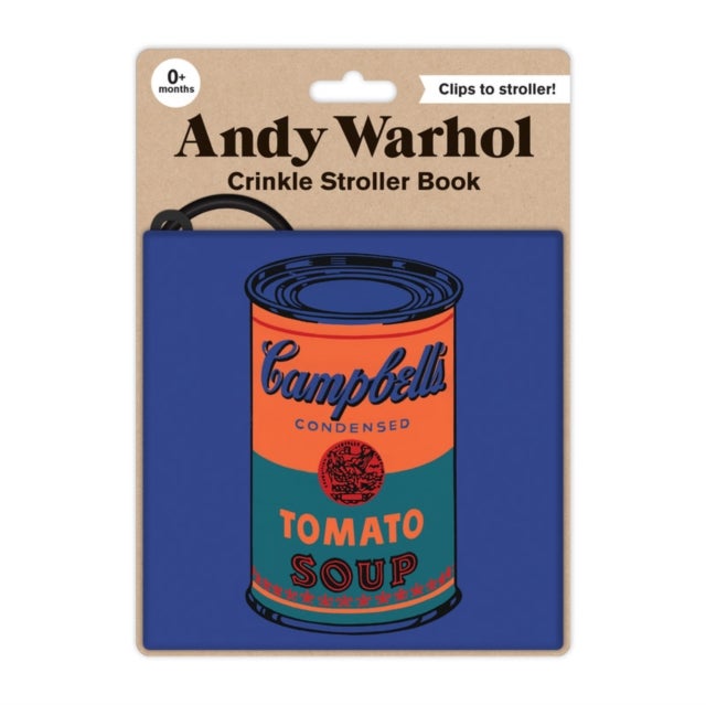 Bilde av Andy Warhol Crinkle Fabric Stroller Book Av Mudpuppy