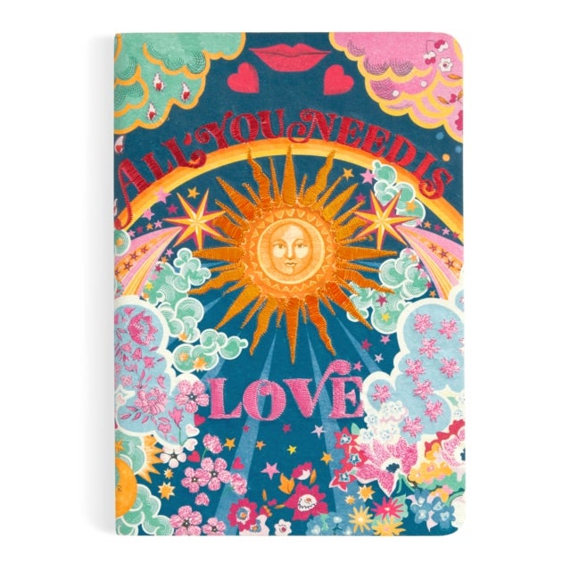 Bilde av Liberty All You Need Is Love B5 Handmade Embroidered Journal