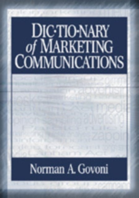 Bilde av Dictionary Of Marketing Communications Av Norman A.p. Govoni