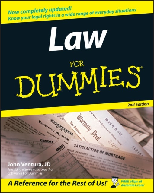 Bilde av Law For Dummies Av John Ventura