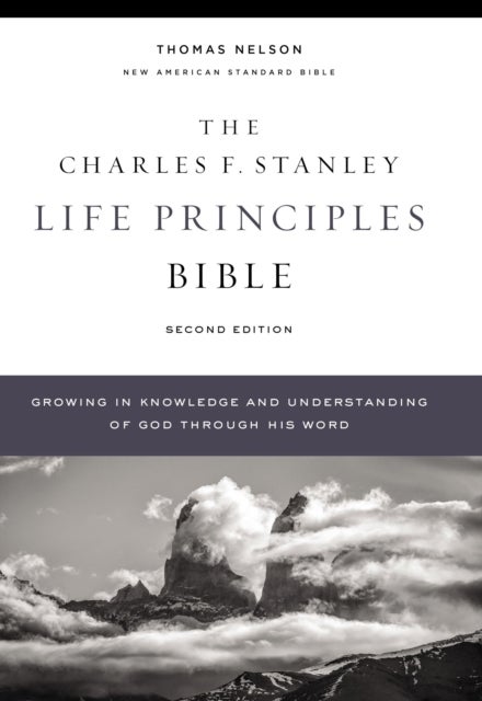 Bilde av Nasb, Charles F. Stanley Life Principles Bible, 2nd Edition, Hardcover, Comfort Print