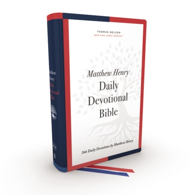 Bilde av Nkjv, Matthew Henry Daily Devotional Bible, Hardcover, Red Letter, Comfort Print Av Thomas Nelson