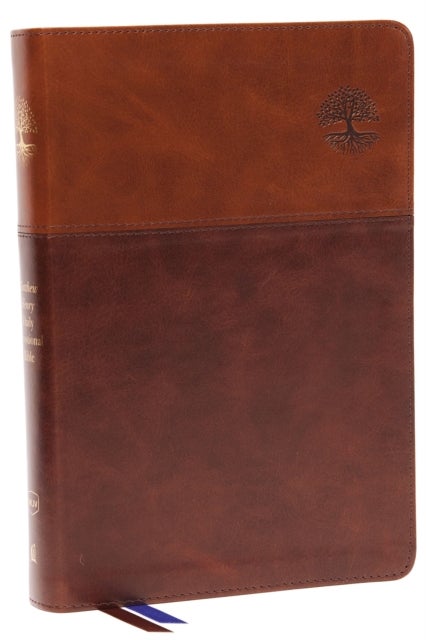 Bilde av Nkjv, Matthew Henry Daily Devotional Bible, Leathersoft, Brown, Red Letter, Comfort Print Av Thomas Nelson