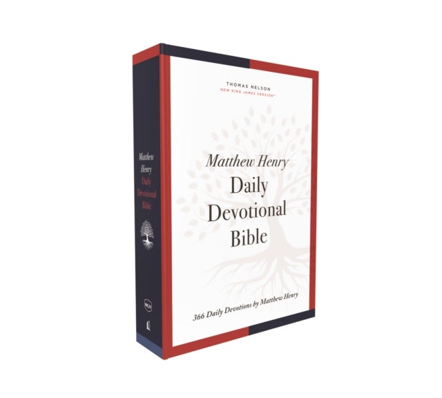 Bilde av Nkjv, Matthew Henry Daily Devotional Bible, Paperback, Red Letter, Comfort Print Av Thomas Nelson