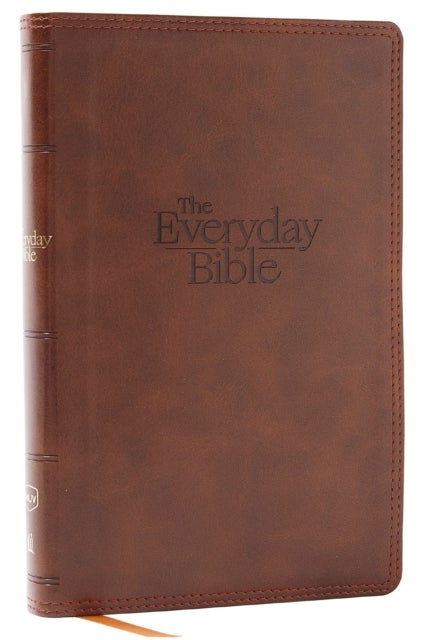 Bilde av Nkjv, The Everyday Bible, Brown Leathersoft, Red Letter, Comfort Print Av Thomas Nelson