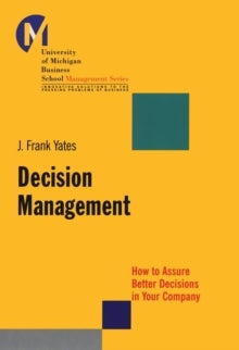 Bilde av Decision Management Av J. Frank (university Of Michigan Business School) Yates