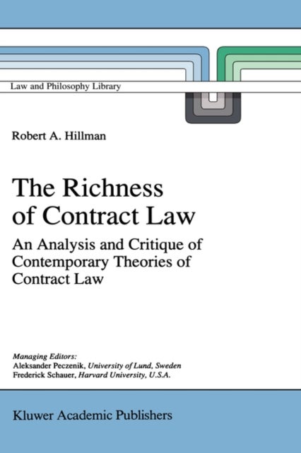 Bilde av The Richness Of Contract Law Av R.a. Hillman