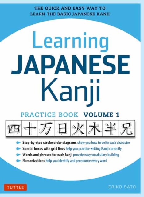 Bilde av Learning Japanese Kanji Practice Book Volume 1 Av Eriko Sato
